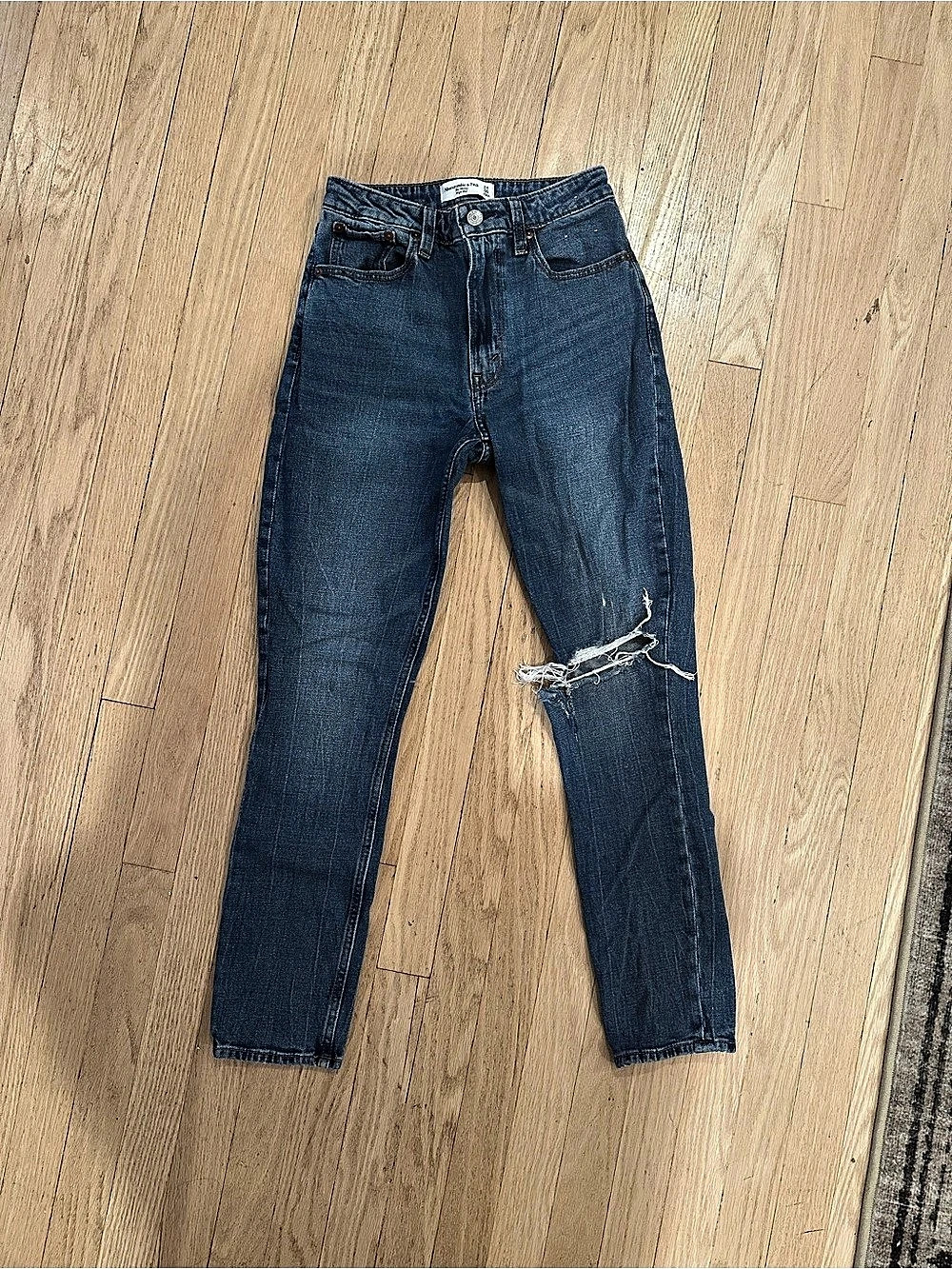 Abercrombie & Fitch High Rise Super Skinny Jeans Women's Distressed Skinny Jeans